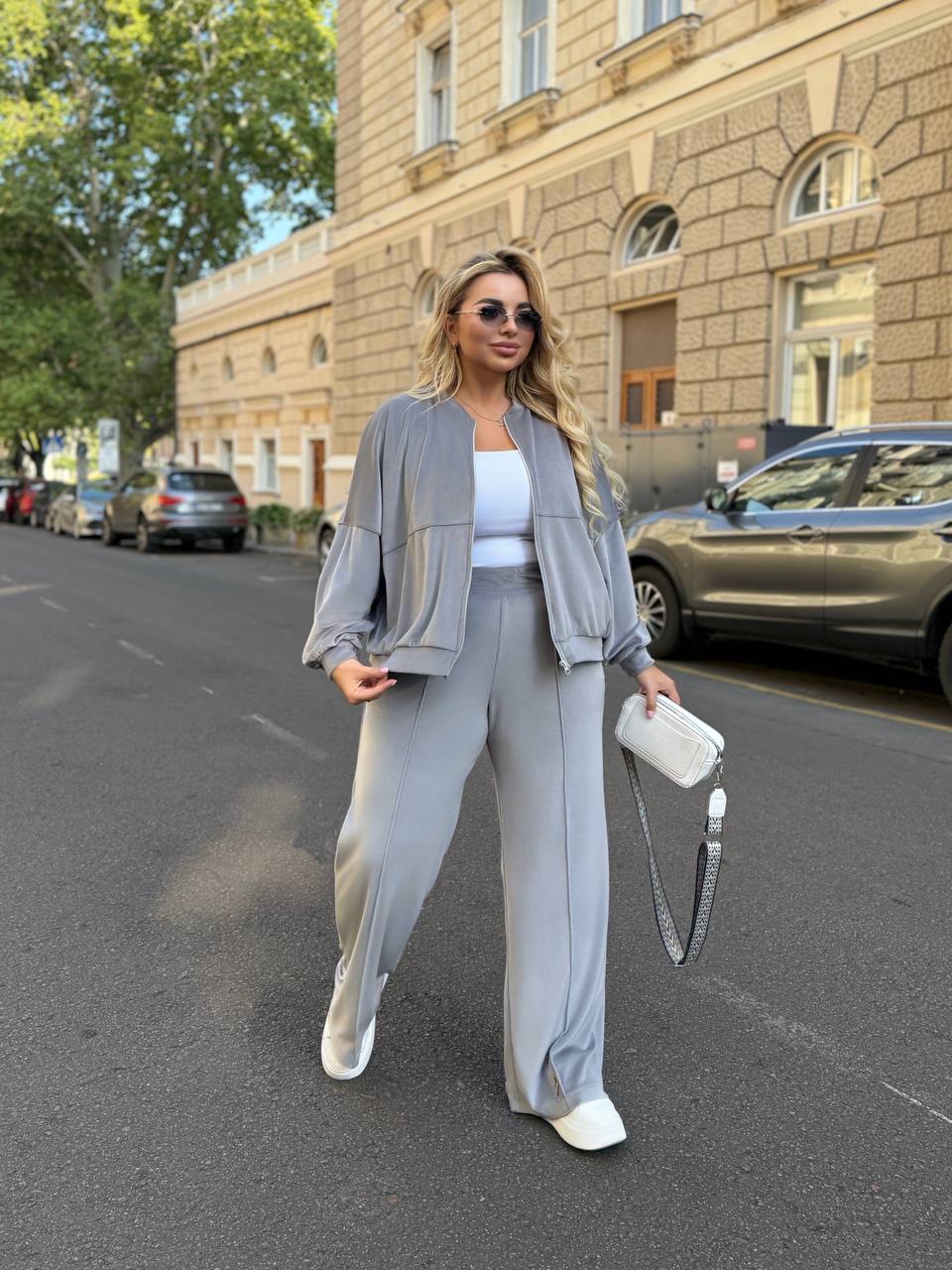 Női plus size bársony melegítő 8072