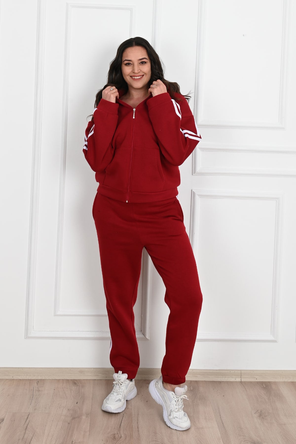Női plus size bélelt melegítőruha 3550-23
