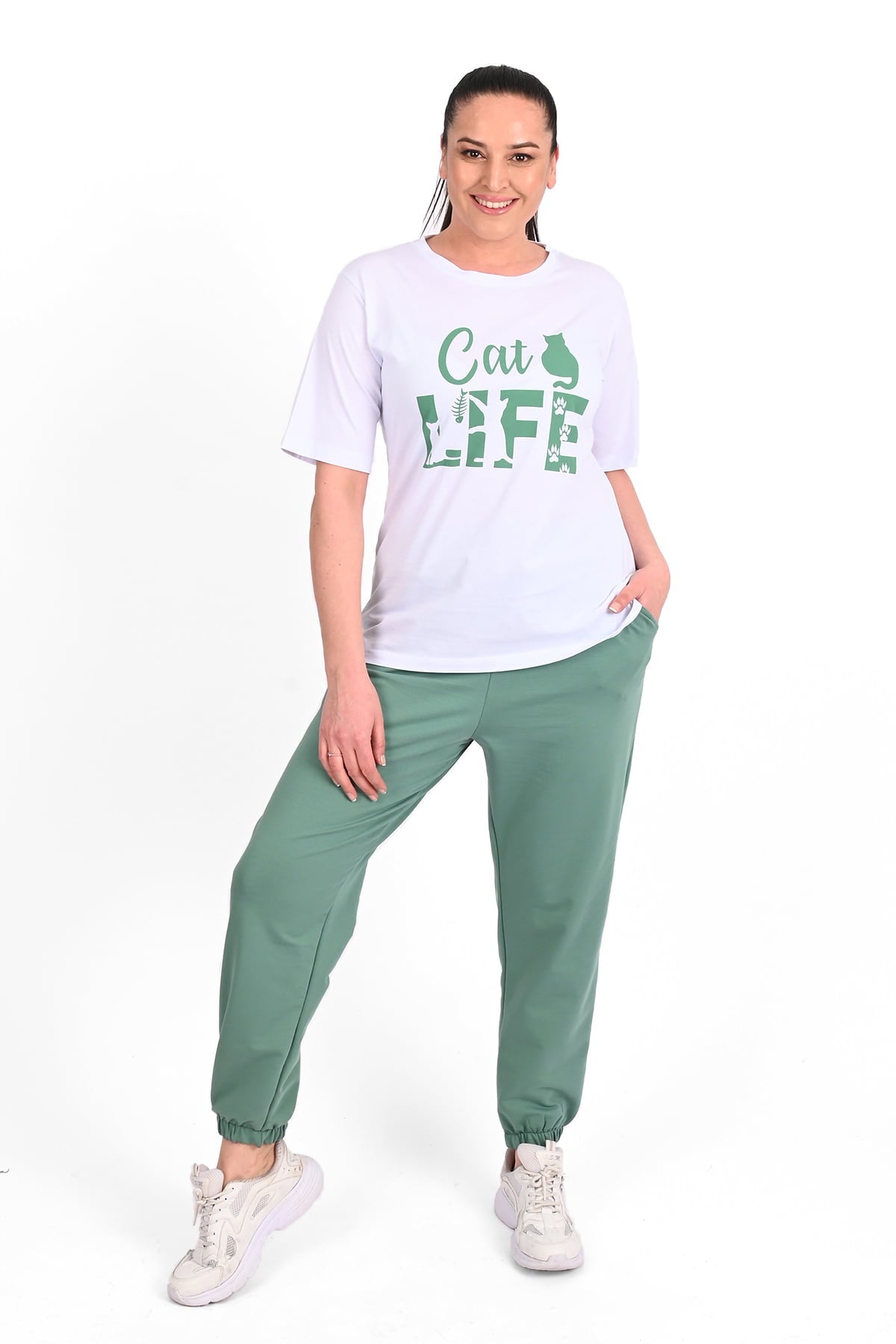 Női melegítő plus size Cat 3637-23
