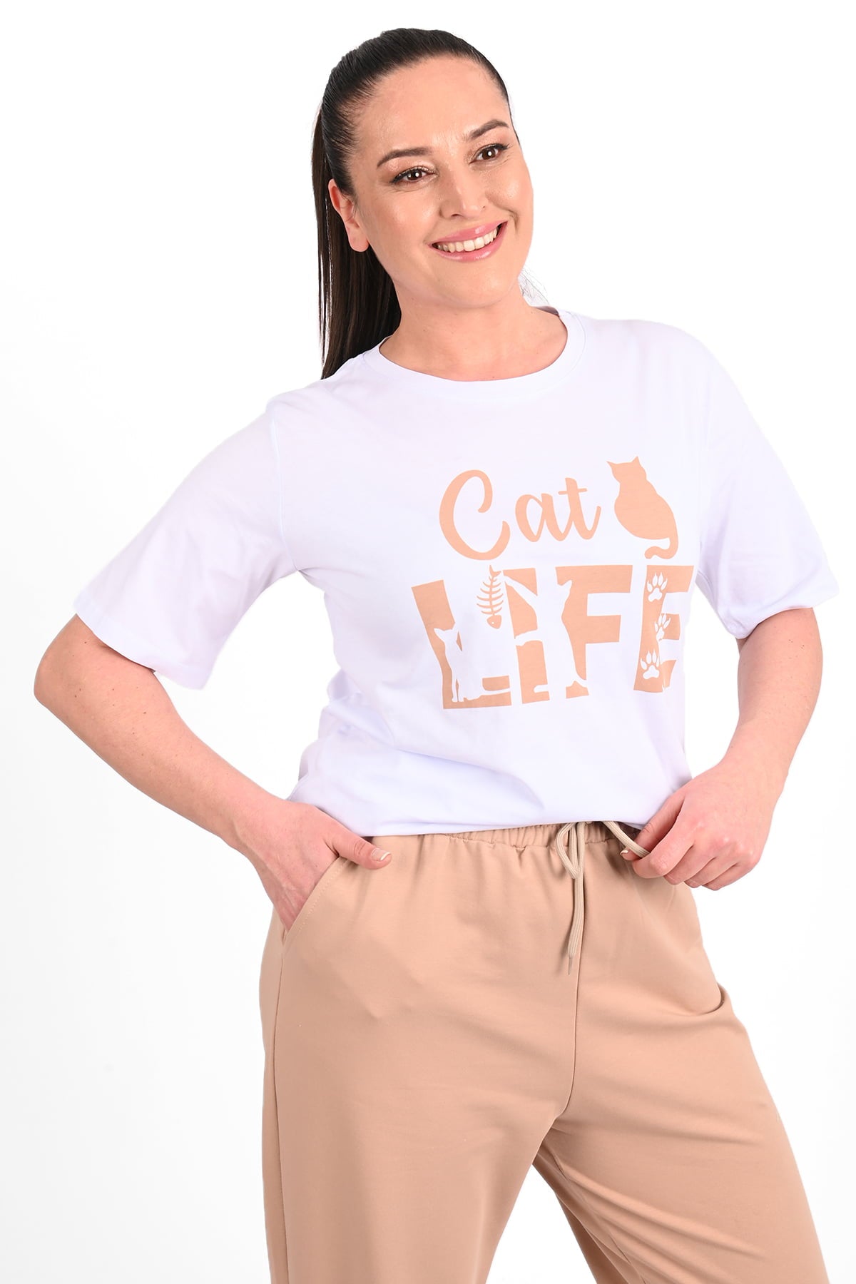 Női melegítő plus size Cat 3637-23