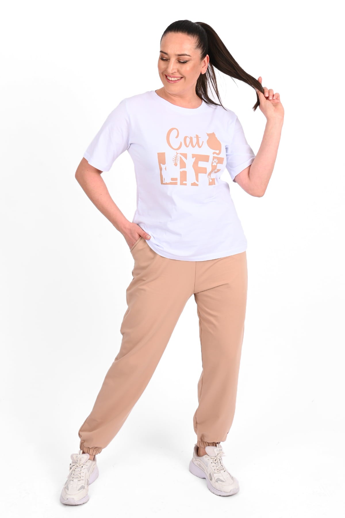 Női melegítő plus size Cat 3637-23