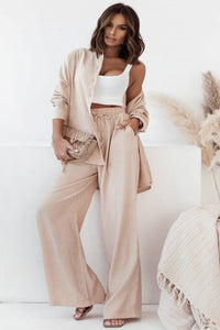 Plus size női vászonkosztüm 3686-23