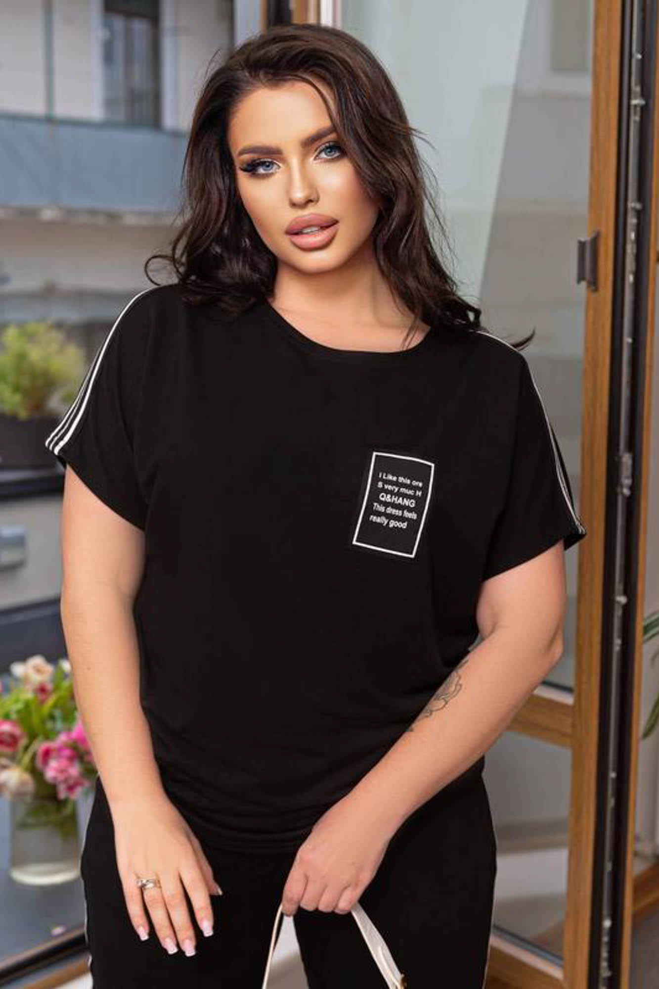 Női melegítőruha, plus size Ora 3697-23