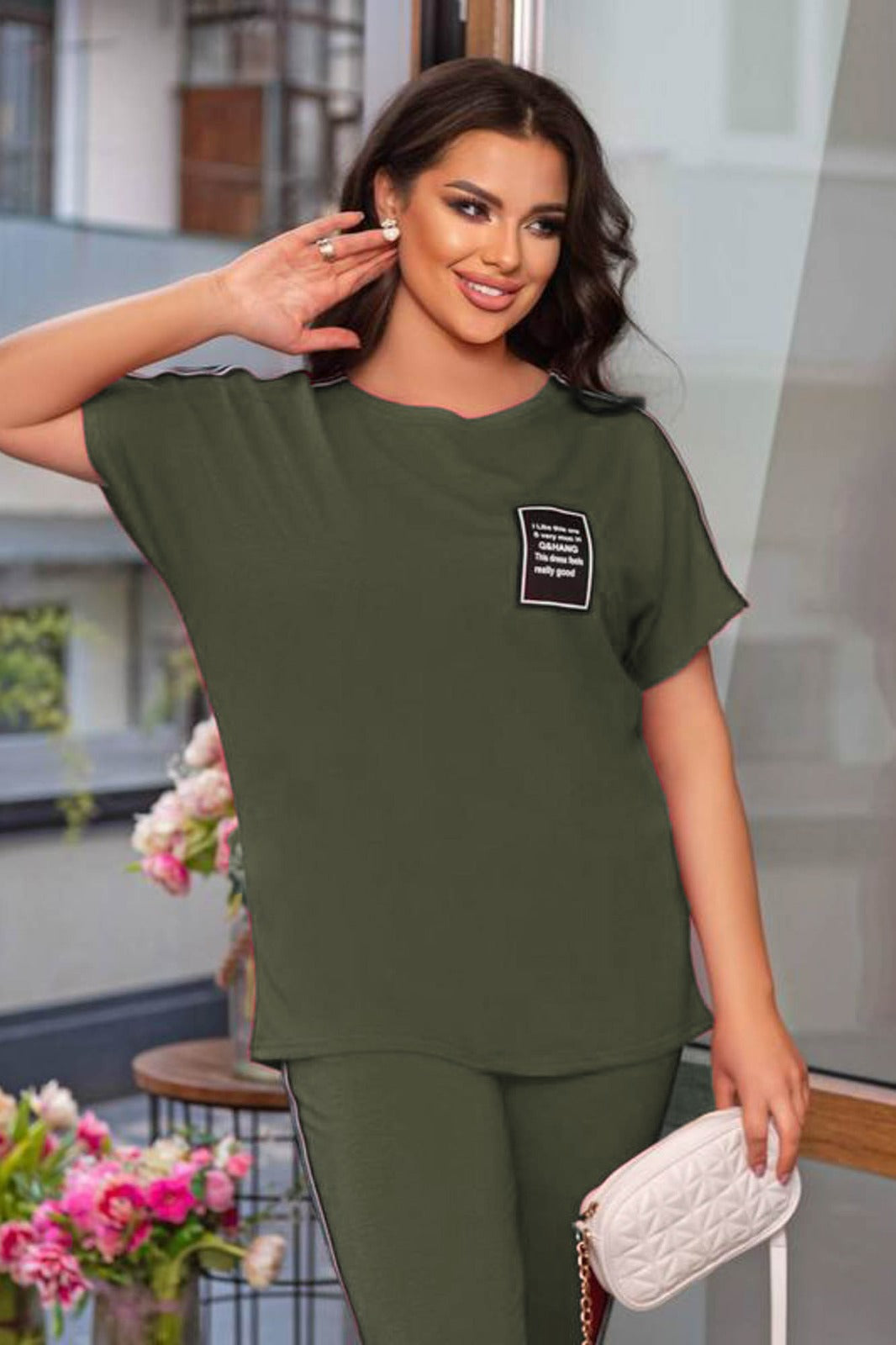 Női melegítőruha, plus size Ora 3697-23