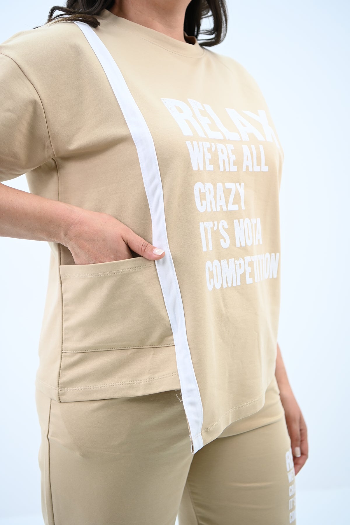 Női melegítőruha, plus size Relax 3796-23