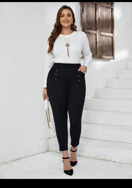 Női plus size nadrág 6258