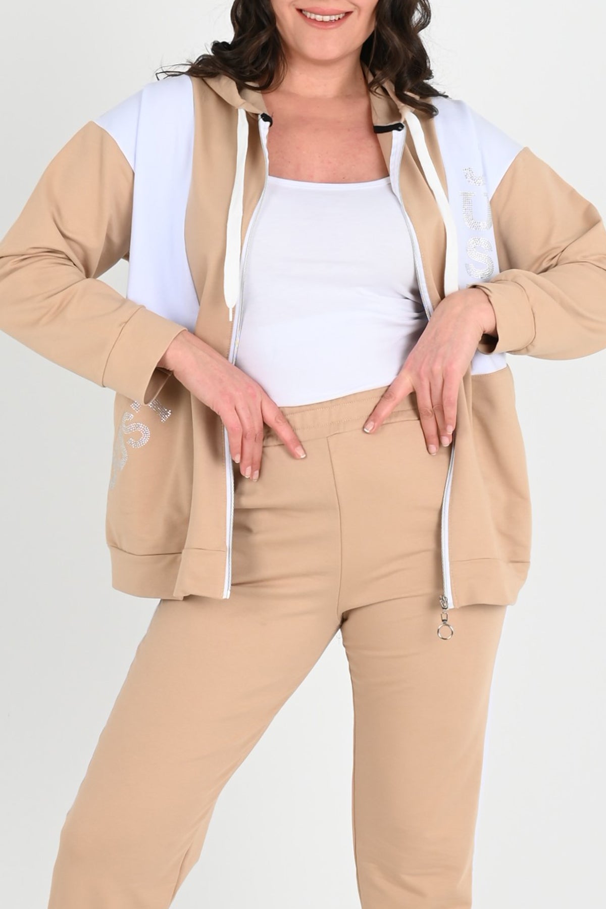 Női melegítőruha, plus size 8053 Just