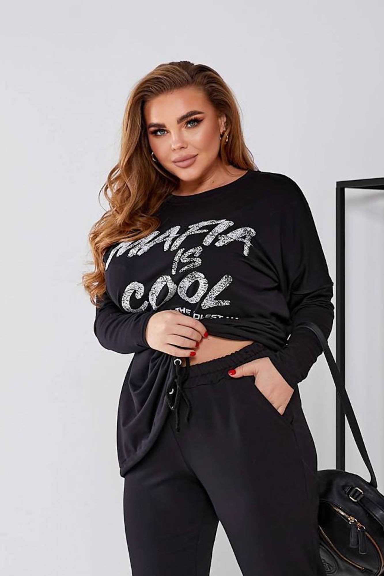 Női melegítőruha, plus size 8074-24 Mafia