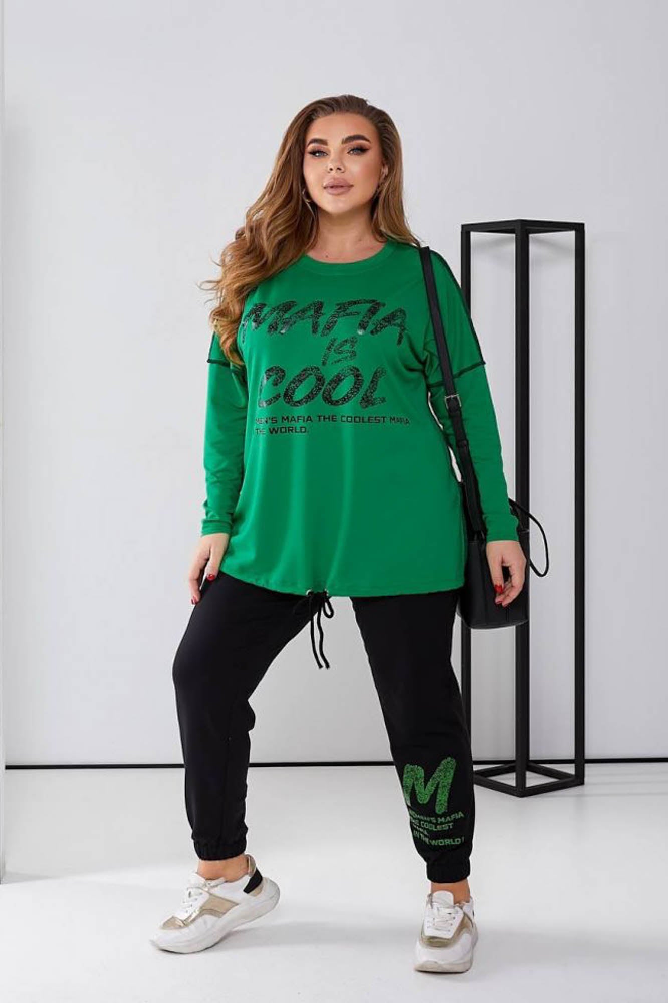 Női melegítőruha, plus size 8074-24 Mafia