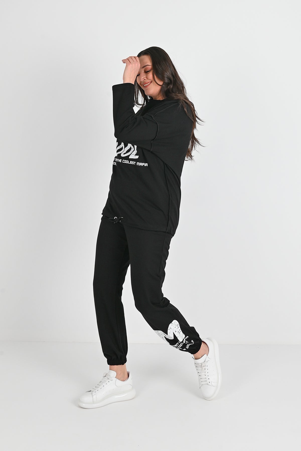 Női melegítőruha, plus size 8074-24 Mafia
