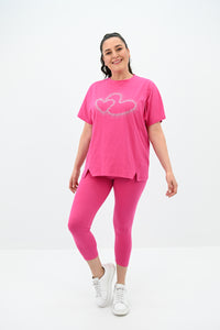 Női plus size melegítő 8085 szívek
