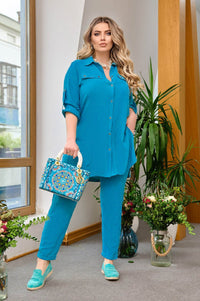 Compleu dama din bumbac 100% 8094