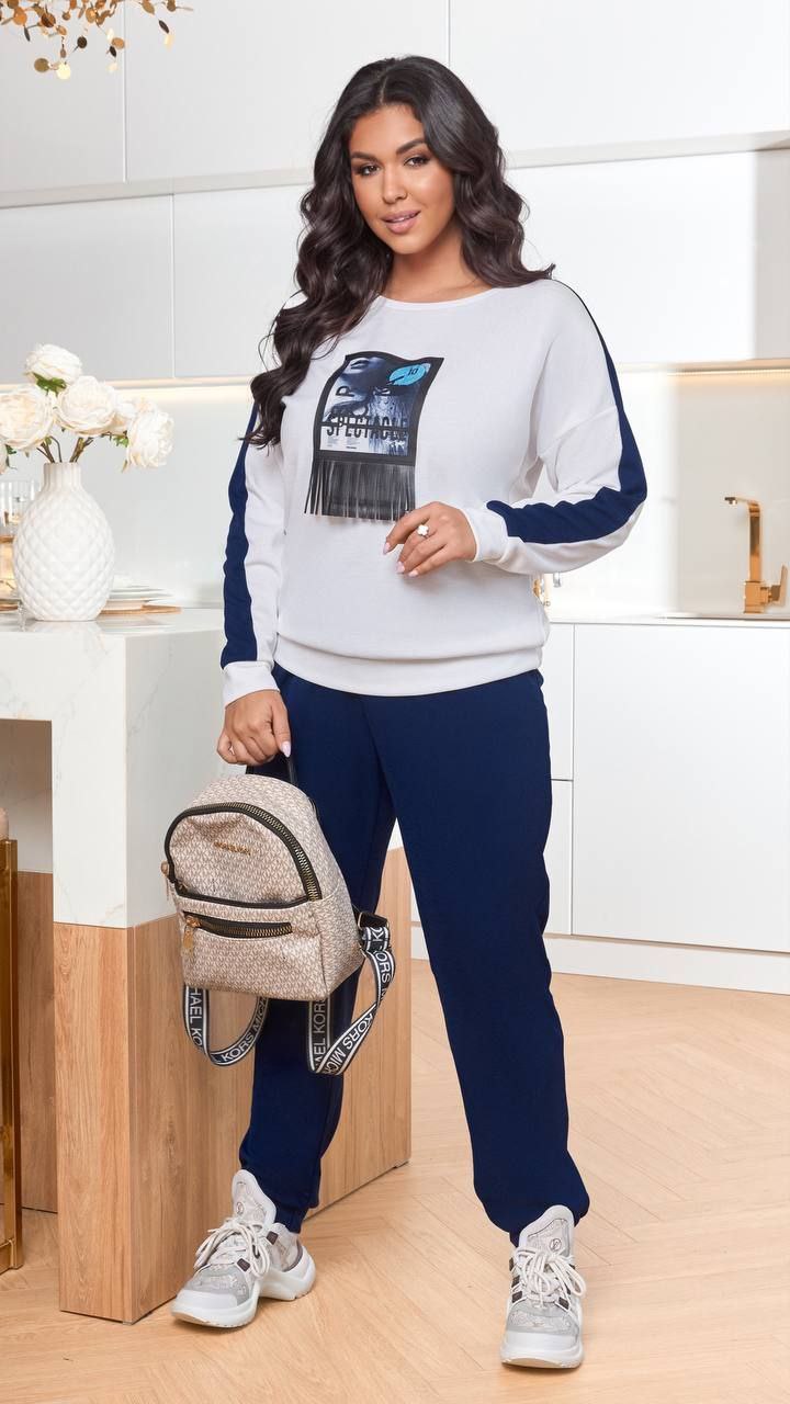 Női melegítőruha plus size 8182