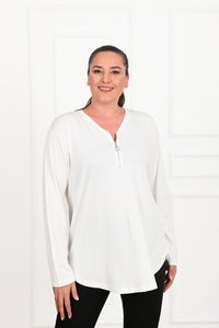 Női plus size blúz cipzárral 1387-23