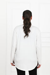 Női plus size blúz cipzárral 1387-23