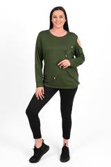 Női plus size blúz mintával 1390-23