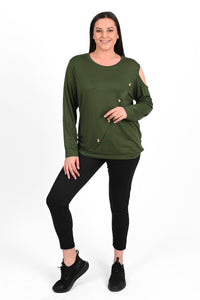 Női plus size blúz mintával 1390-23