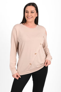 Női plus size blúz mintával 1390-23