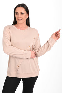Női plus size blúz mintával 1390-23
