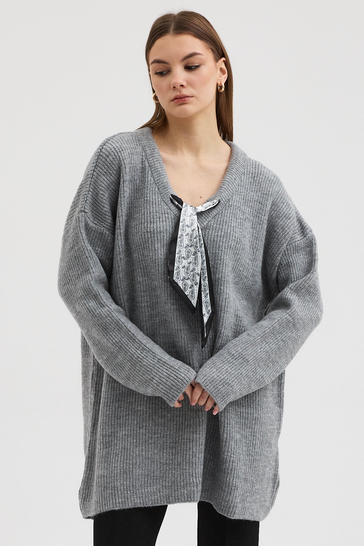 Női pulóver plus size 523