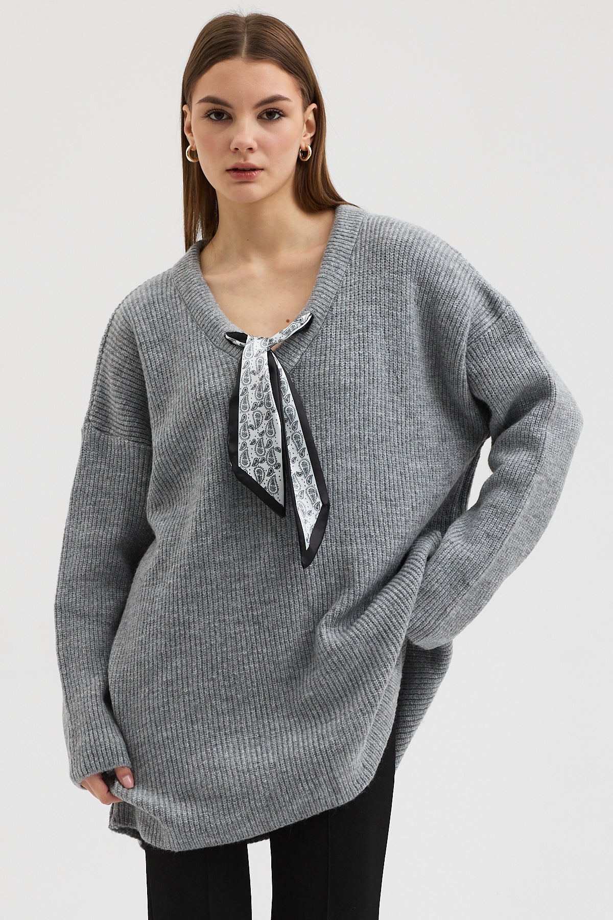 Női pulóver plus size 523