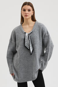 Női pulóver plus size 523