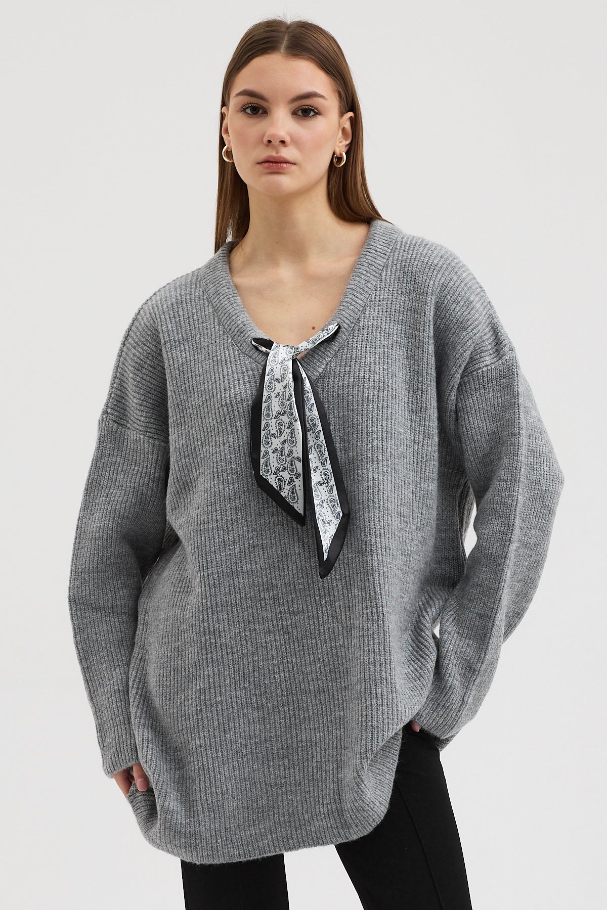 Női pulóver plus size 523
