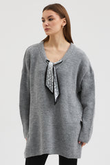 Női pulóver plus size 523