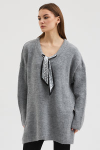 Női pulóver plus size 523