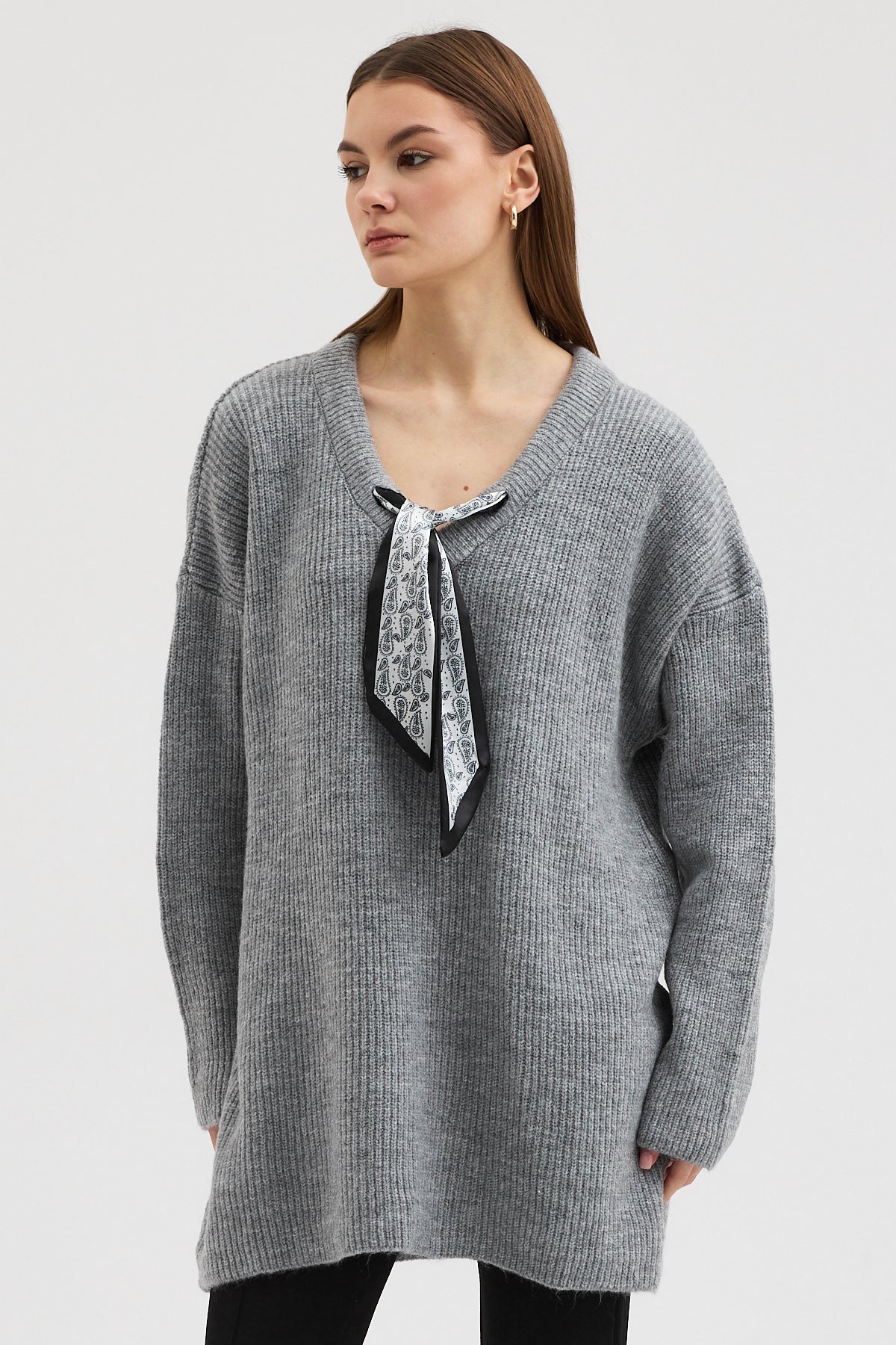 Női pulóver plus size 523