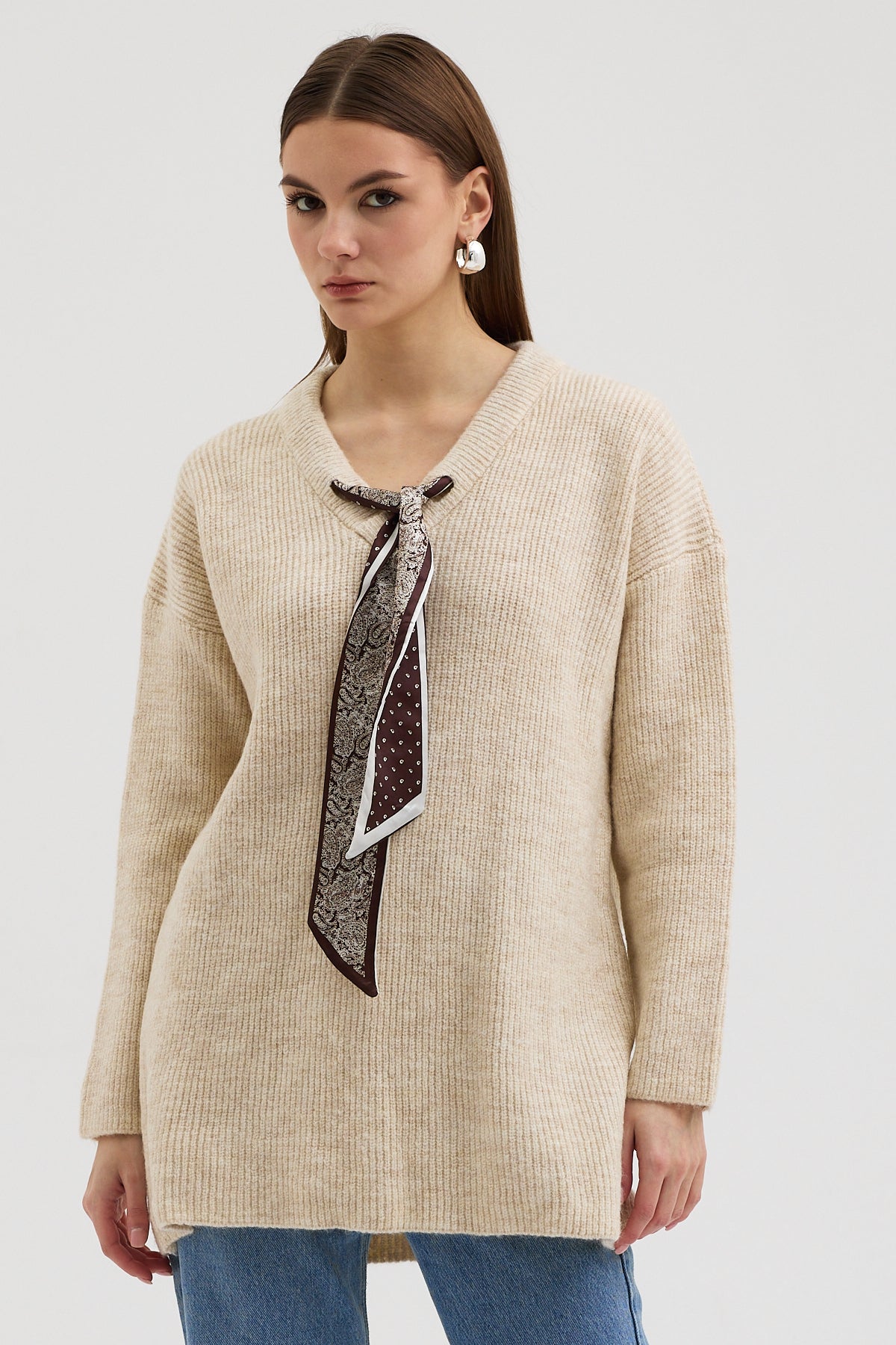 Női pulóver plus size 523