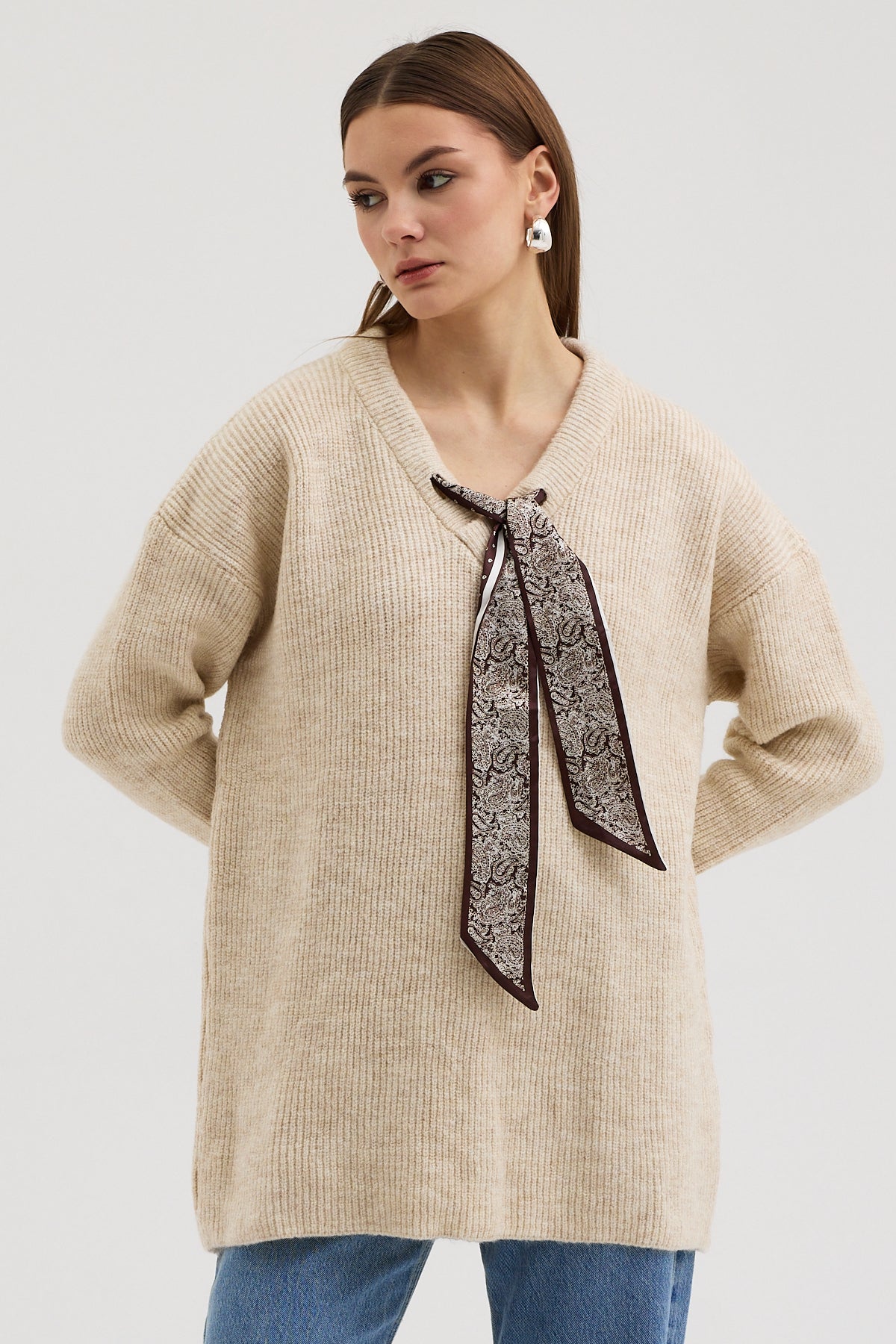 Női pulóver plus size 523
