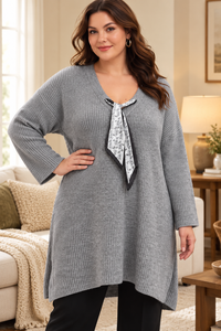 Női pulóver plus size 523