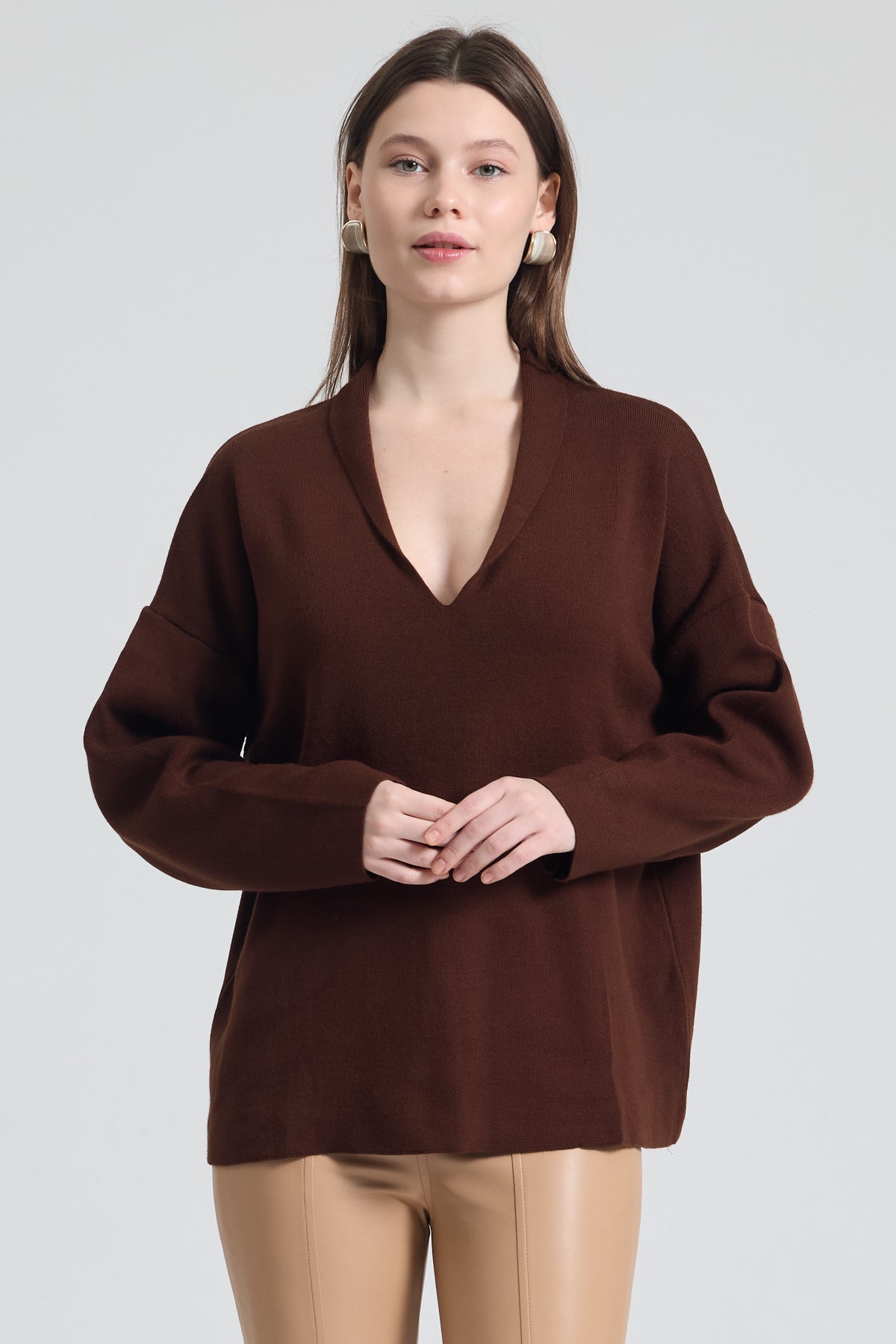 Női pulóver plus size 523