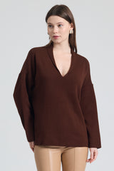 Női pulóver plus size 523