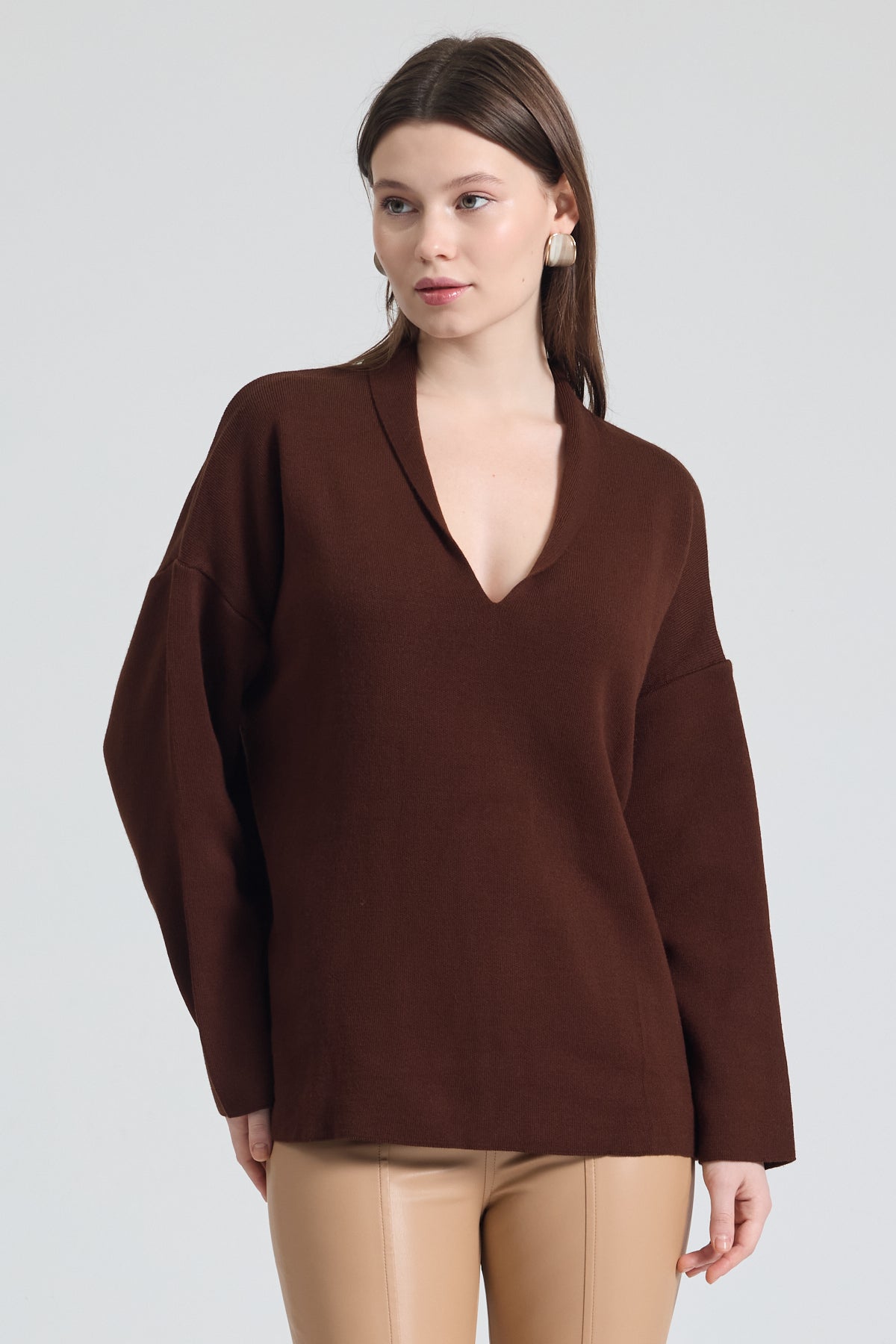 Női pulóver plus size 523