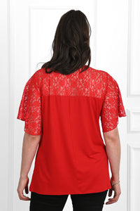 Tricou dama marimi mari cu dantela 1428-23