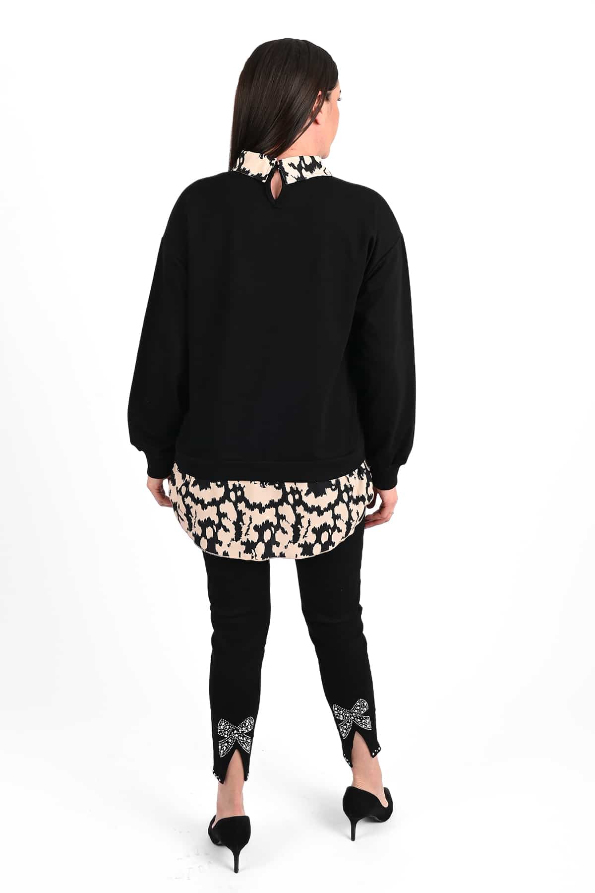 Női plus size blúz mintával 1436-23