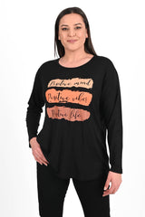 Női blúz, plus size Positive 1432-23