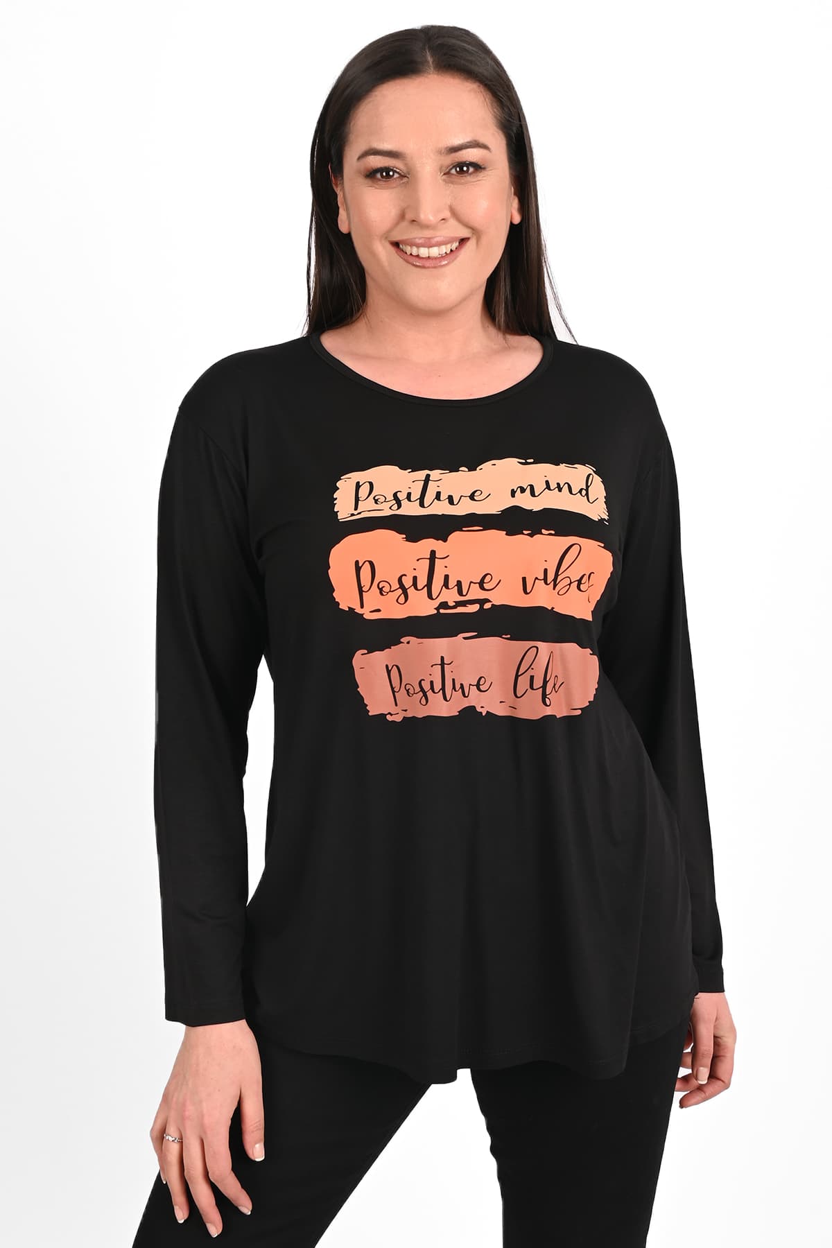 Női blúz, plus size Positive 1432-23