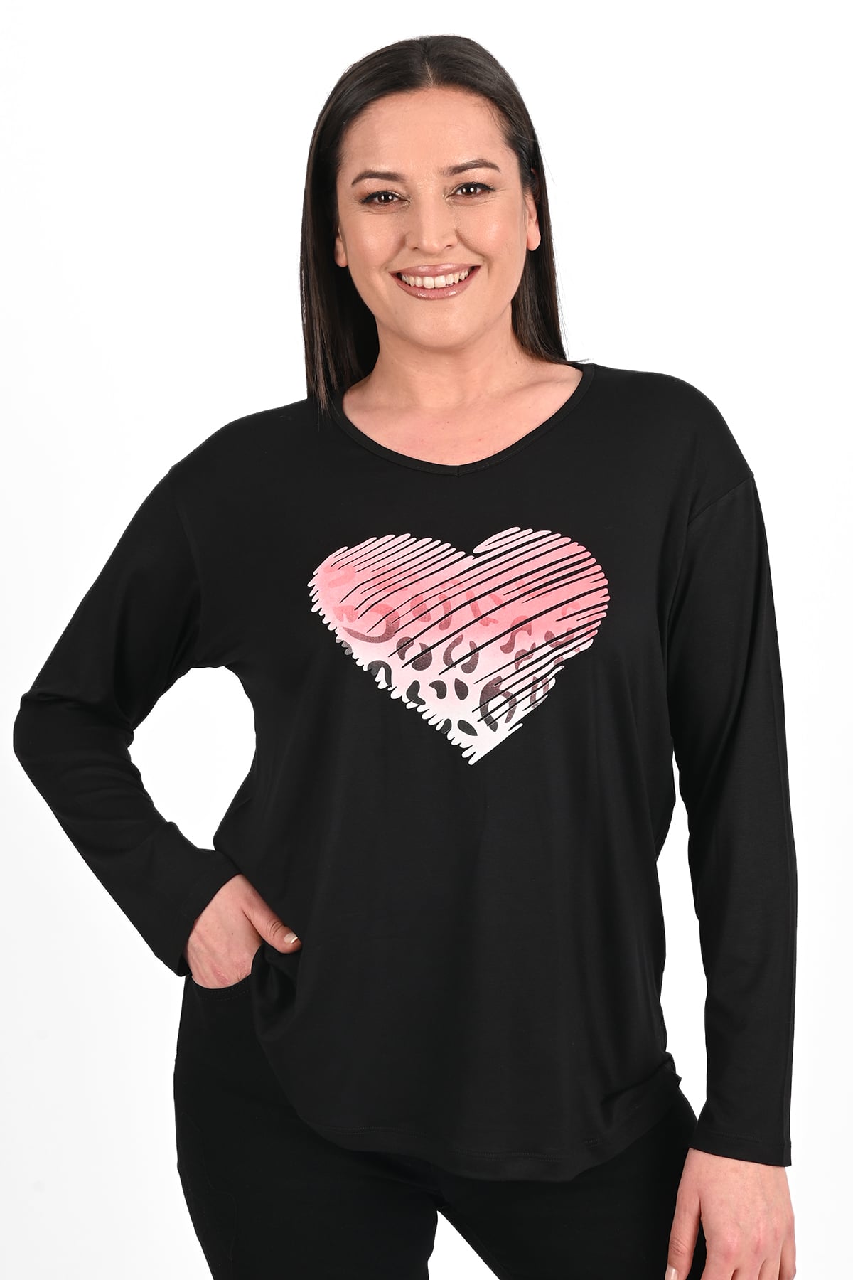 Női blúz plus size Heart 1434-23