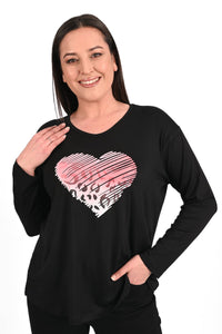 Női blúz plus size Heart 1434-23
