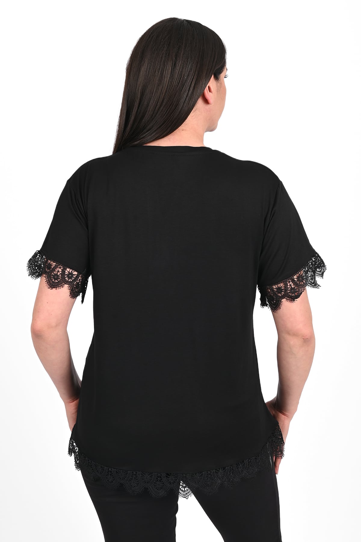 Női plus size csipkés póló 1448-23