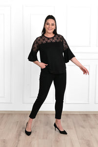 Bluza dama marimi mari dantela 1449-23