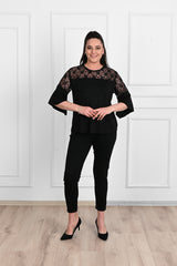 Bluza dama marimi mari dantela 1449-23