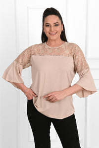 Bluza dama marimi mari dantela 1449-23