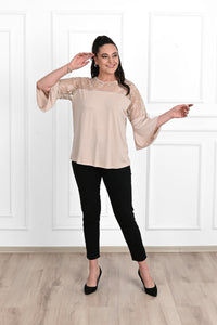 Bluza dama marimi mari dantela 1449-23