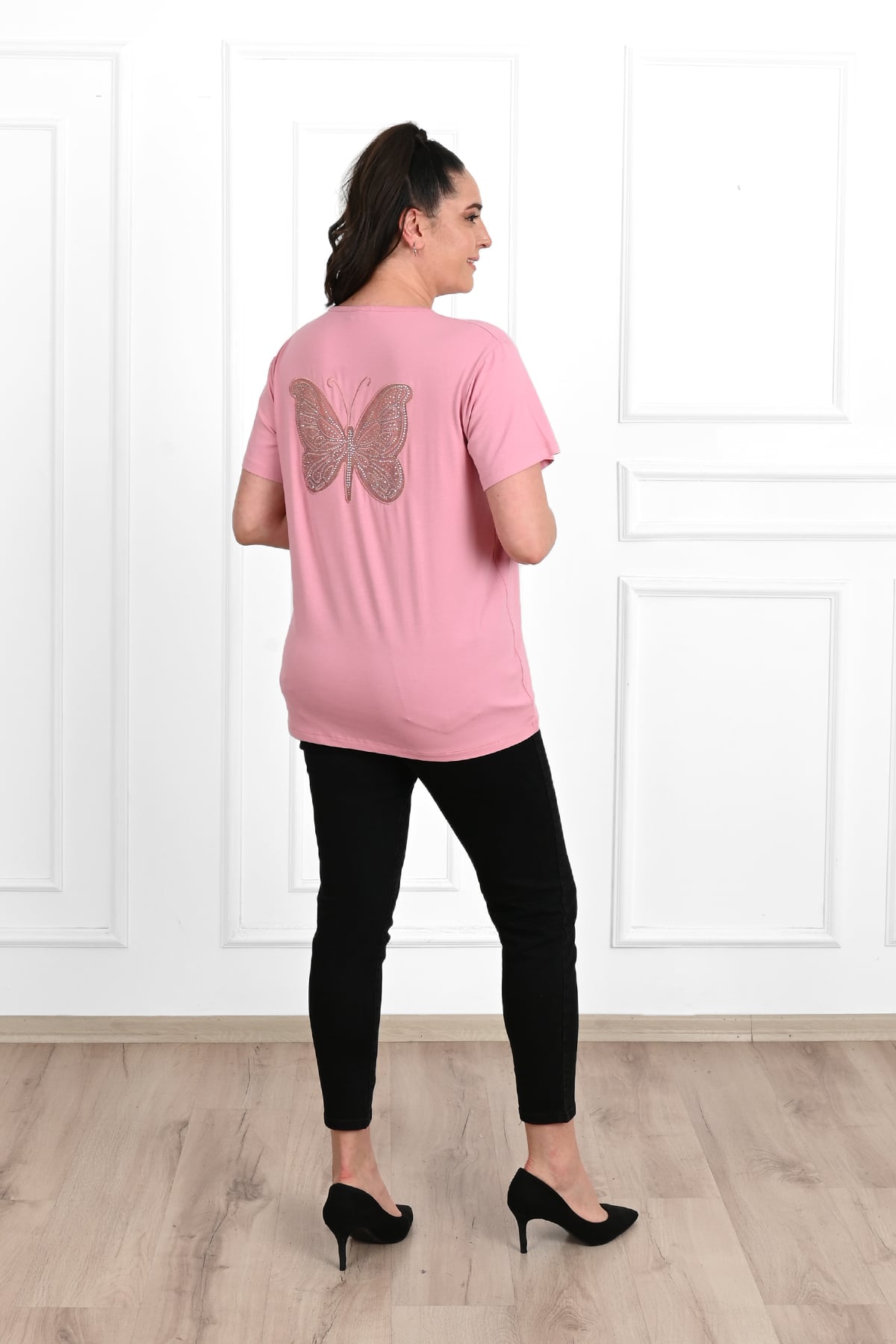 Női plus size póló Butterfly 1461-23