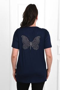 Női plus size póló Butterfly 1461-23