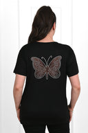 Tricou dama marimi mari Fluturi 1462-23